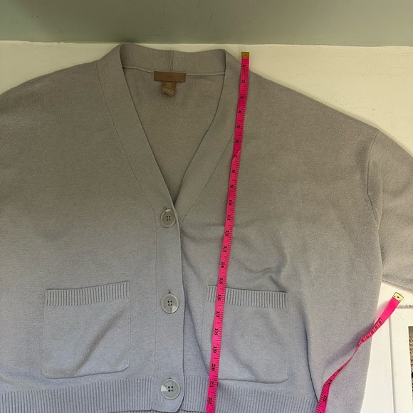 H&M Oversized Gray Women's Sweater Size Cardigan X-Large - Picture 6 of 6